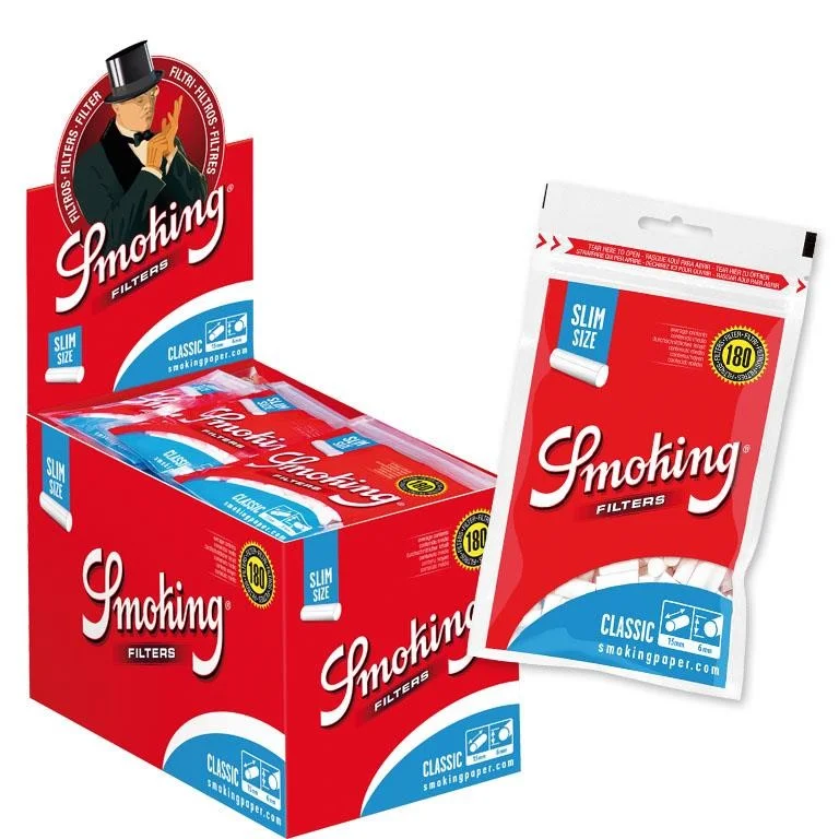 CAIXA DE FILTRO DE PAPEL SMOKING SLIM C/30