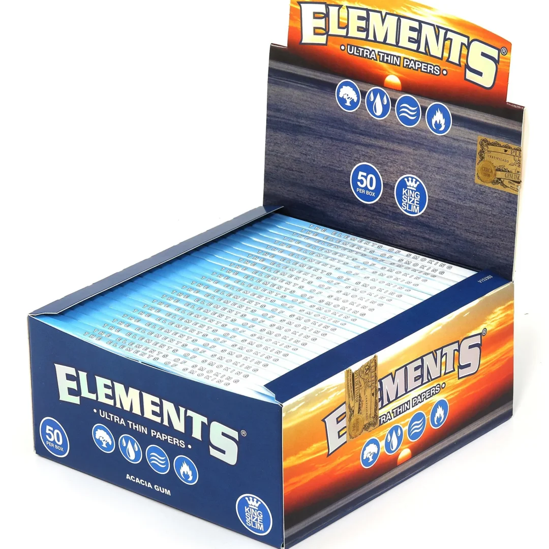 CAIXA DE SEDA ELEMENTS AZUL KS C/ 50