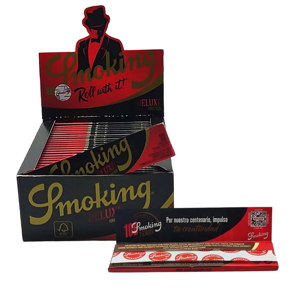 CAIXA DE SEDA SMOKING DELUXE C/ 50