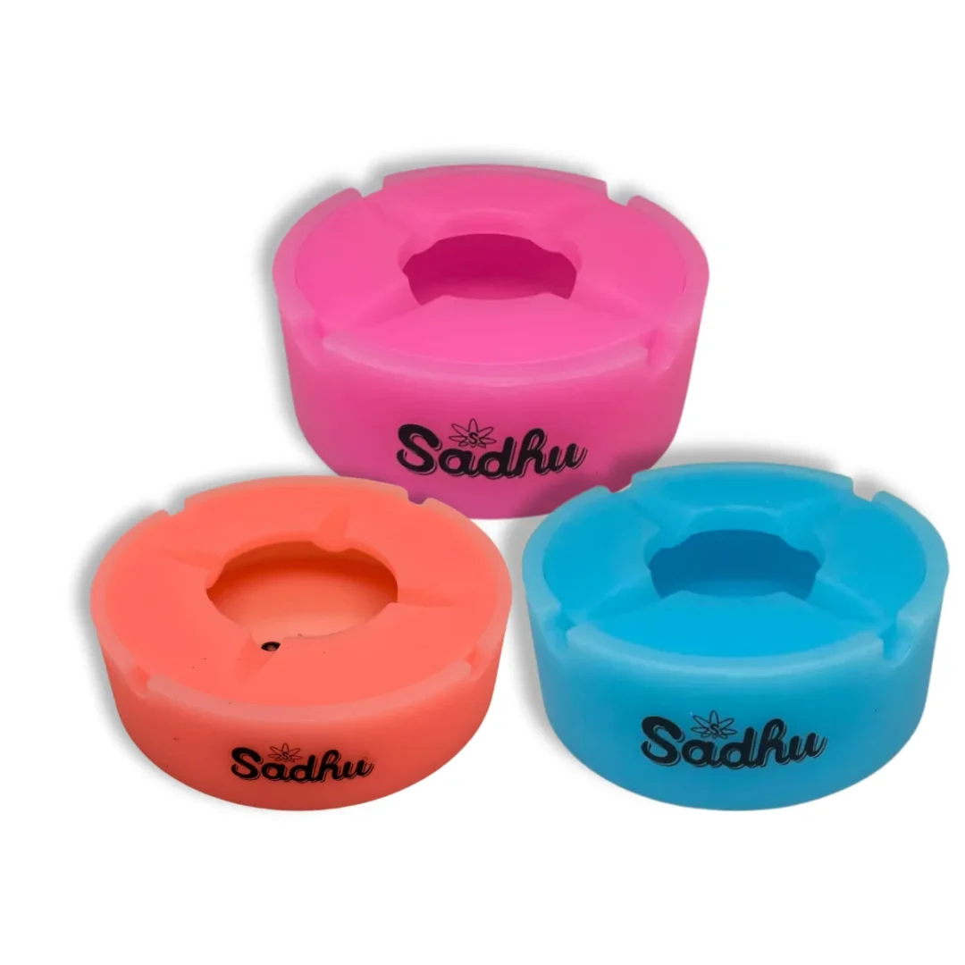 CAIXA DE CINZEIRO DE SILICONE SADHU NEON G C/5