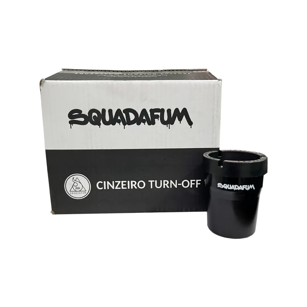 CAIXA DE CINZEIRO SQUADAFUM TURN OFF C/ 12