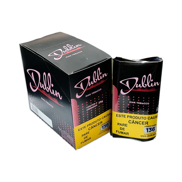 CAIXA DE TABACO DUBLIN SABORIZADO 25G C/ 6