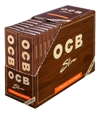 CAIXA DE SEDA OCB VIRGIN PAPER C/ PITEIRA C/32