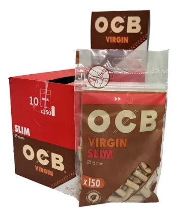 CAIXA DE FILTRO OCB VIRGIN PAPER C/10