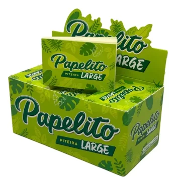 CAIXA DE PITEIRA PAPELITO LARGE BIO C/ 24