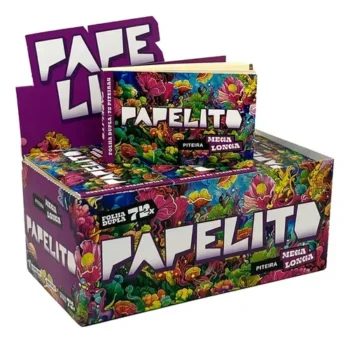 CAIXA DE PITEIRA PAPELITO MEGA LONGA C/ 30