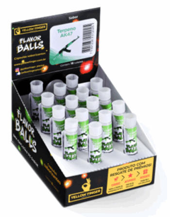 CAIXA DE FLAVOR BALLS YELLOW FINGER - AK47
