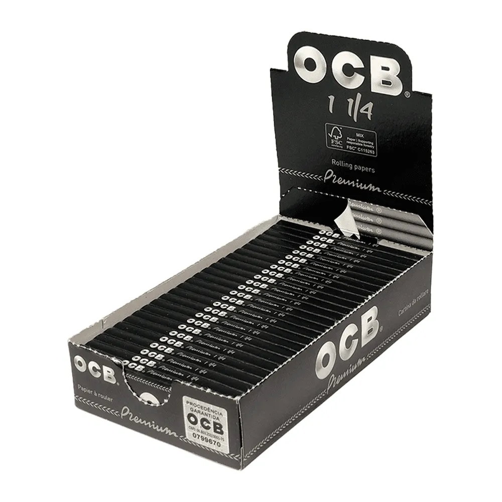 CAIXA DE SEDA OCB PREMIUM 1/4 C/ 25