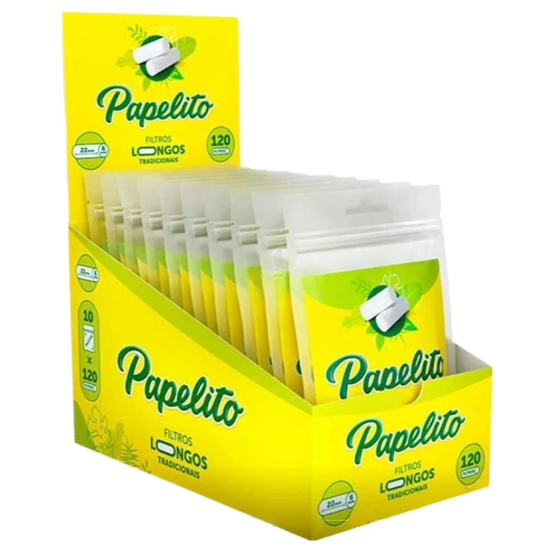CAIXA DE FILTRO PAPELITO TRADICIONAL LONGO C/ 10