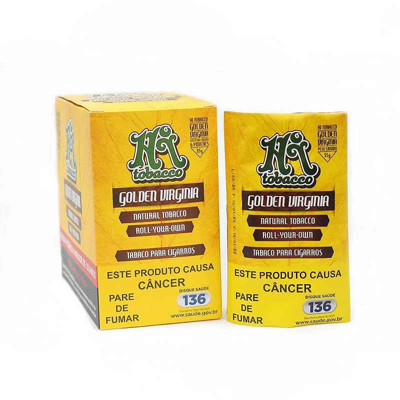 CAIXA DE TABACO HI GOLDEN C/ 6