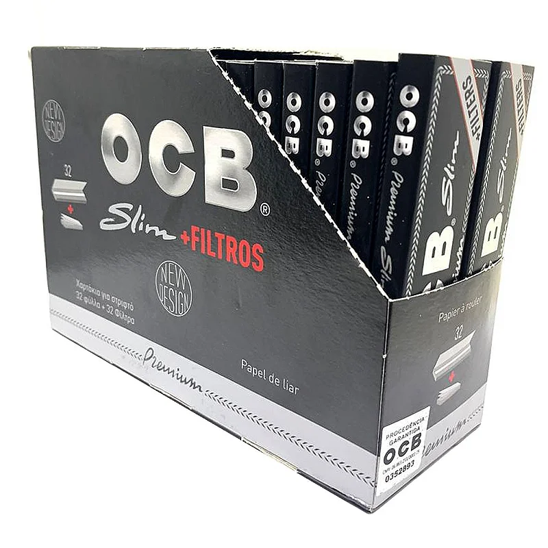 CAIXA DE SEDA OCB PREMIUM C/ PITEIRA C/32
