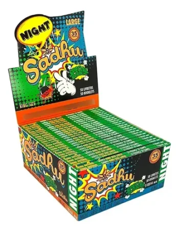 CAIXA DE SEDA SADHU NIGHT KS CX C/50