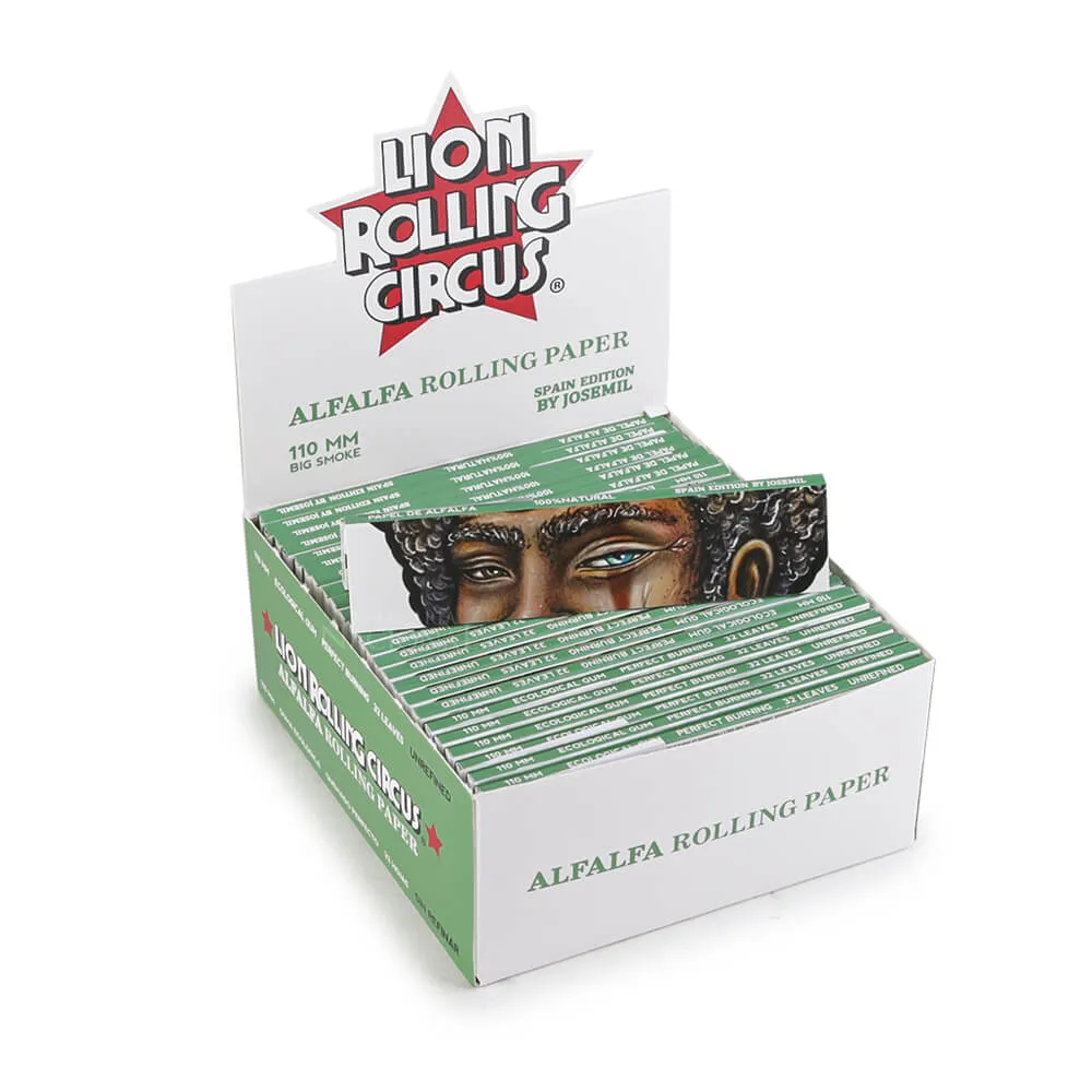 CAIXA DE SEDA ALFAFA LION ROLLING CIRCUS C/ 50