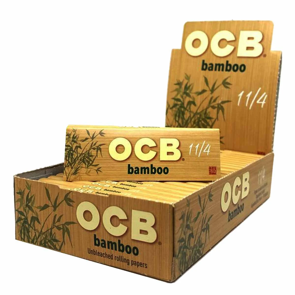 CAIXA DE SEDA OCB BAMBOO 1/4 C/25