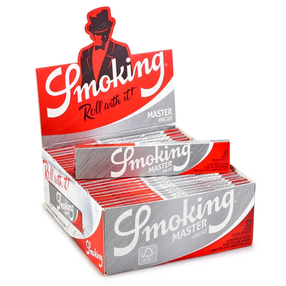CAIXA DE SEDA SMOKING MASTER C/50