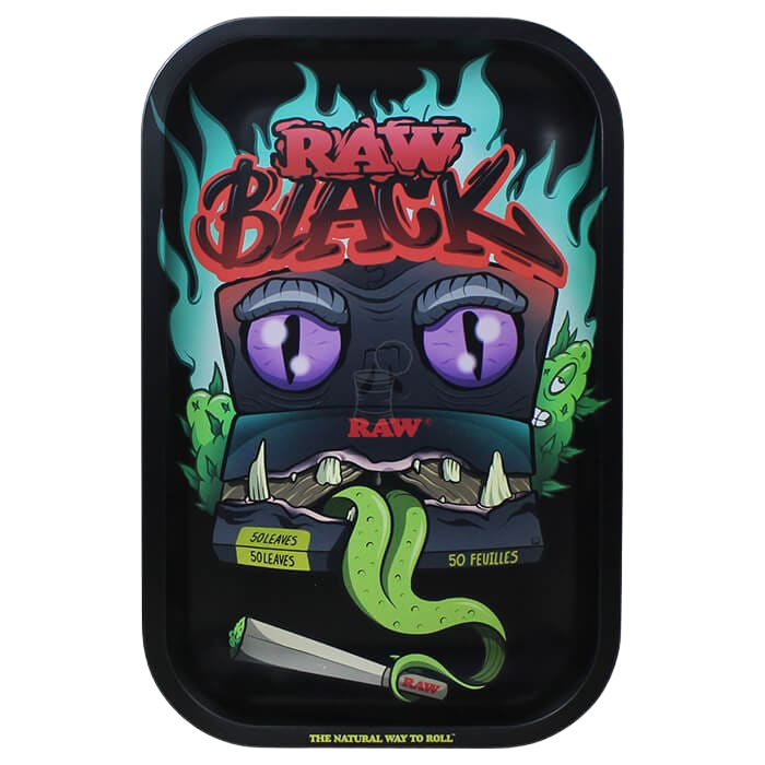 BANDEJA DE METAL RAW BLACK EDIÇÃO MONSTER
