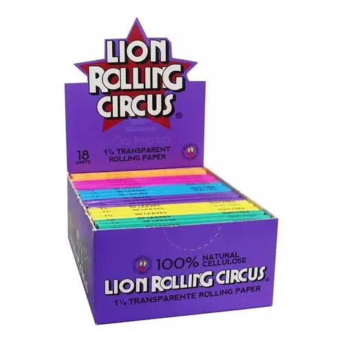 CAIXA DE CELULOSE LION ROLLING CIRCUS 1/4 C/ 18