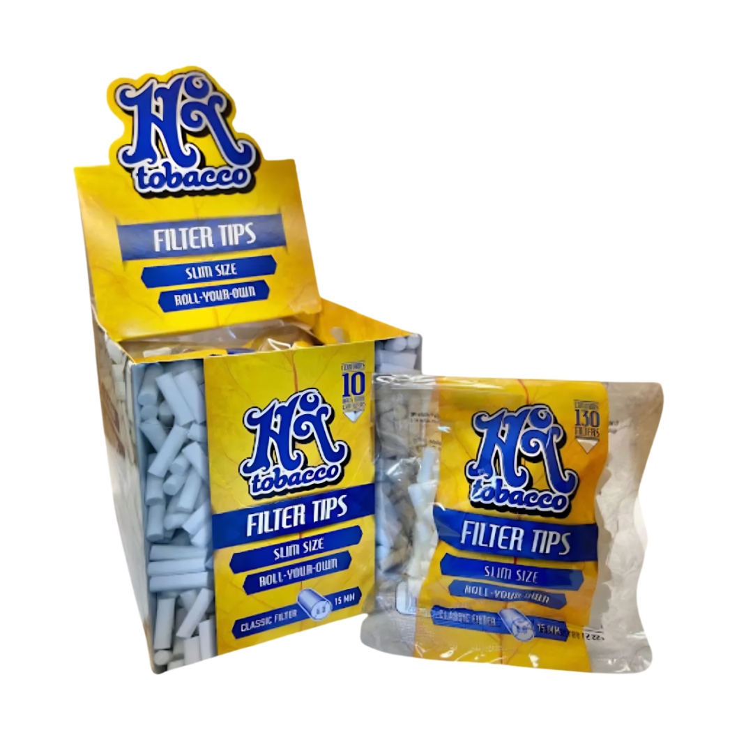 CAIXA DE FILTRO HI TOBACCO SLIM SIZE C/ 10