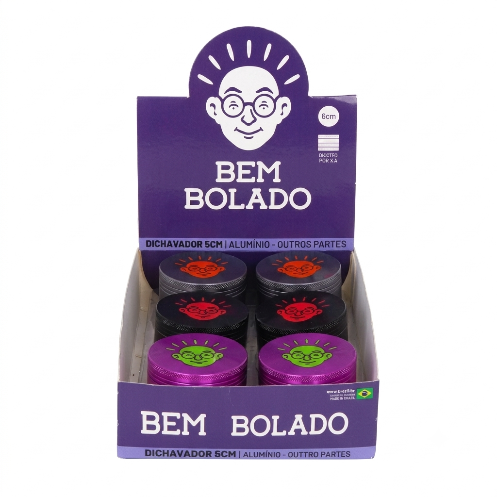 CAIXA DE DICHAVADOR BEM BOLADO ALUMINIO 4PTS - 5CM