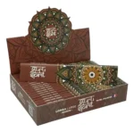 CAIXA DE SEDA GURU SPIRIT MARROM LONGA LARGE C/ 20