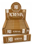 CAIXA DE SEDA ACREMA MARROM C/ 25