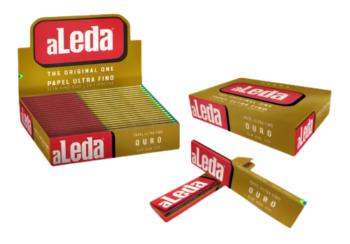 CAIXA DE SEDA ALEDA OURO MARROM C/ 25