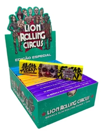 CAIXA DE SEDA LION ROLLING CIRCUS C/ PITEIRA C/ 24