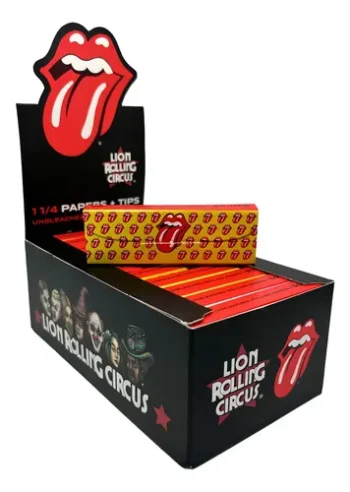 CAIXA DE SEDA LION ROLLING STONES C/ PITEIRA