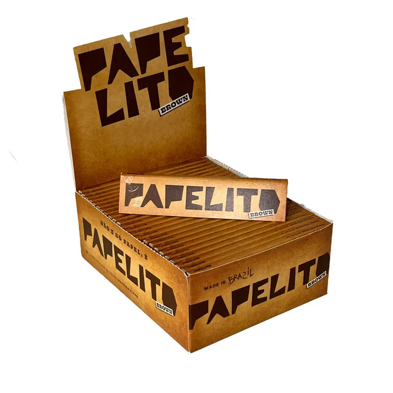 CAIXA DE SEDA PAPELITO BROWN KING SIZE C/ 50