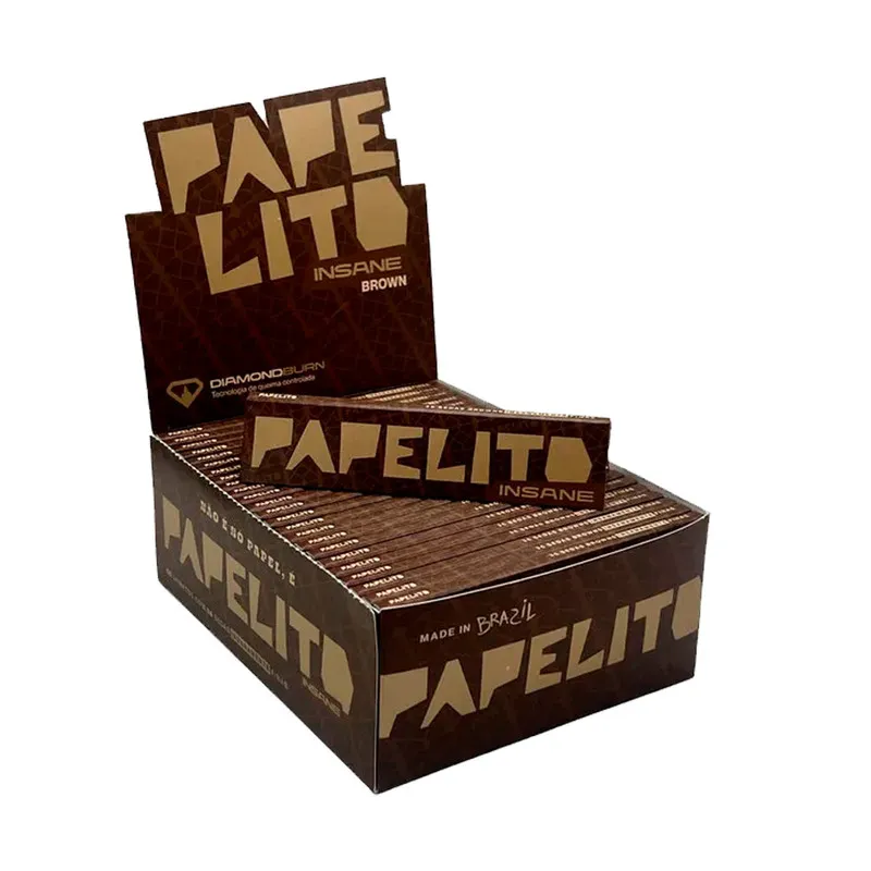 CAIXA DE SEDA PAPELITO INSANE BROWN C/ 50