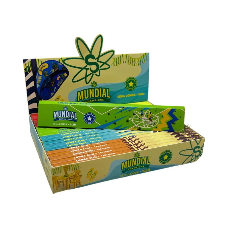 CAIXA DE SEDA SADHU SLIM LONGA BRANCA EDIÇÃO MUNDIAL C/ 21