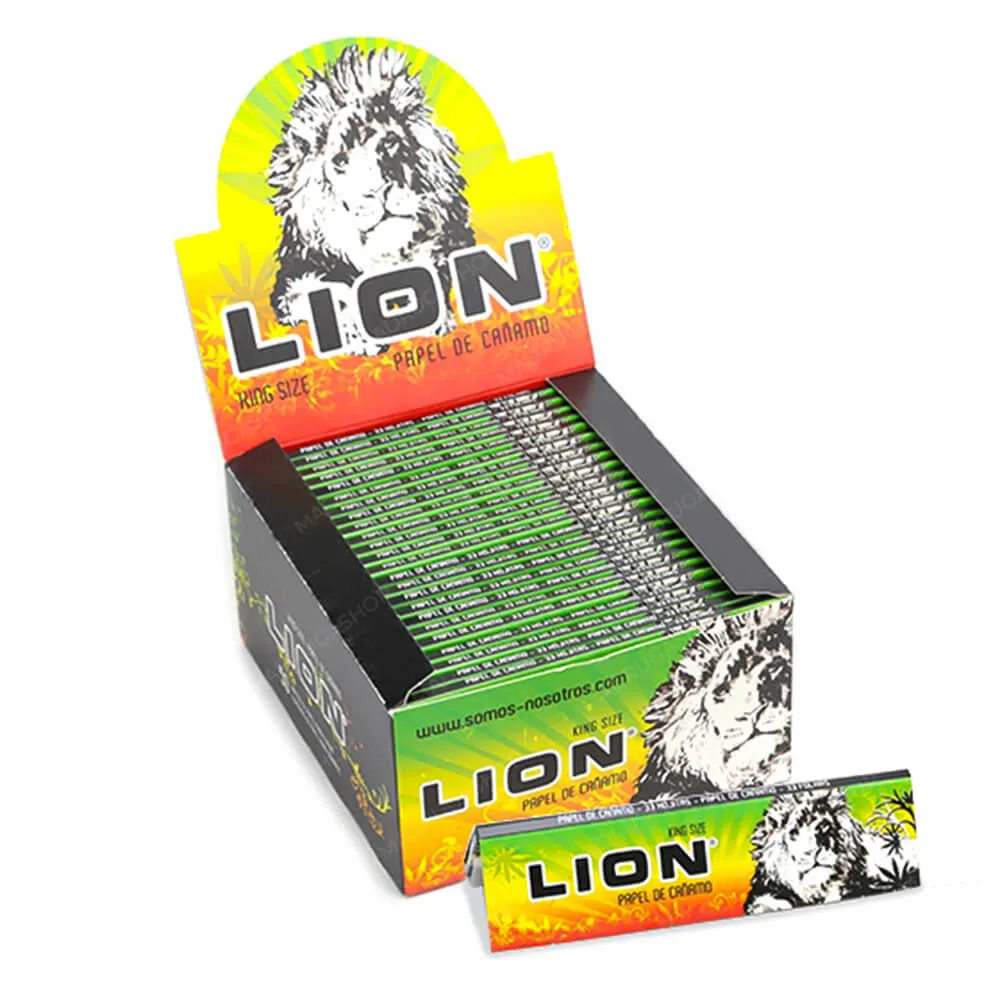 CAIXA DE SEDA LION JAMAICA REGGAE C/ 50